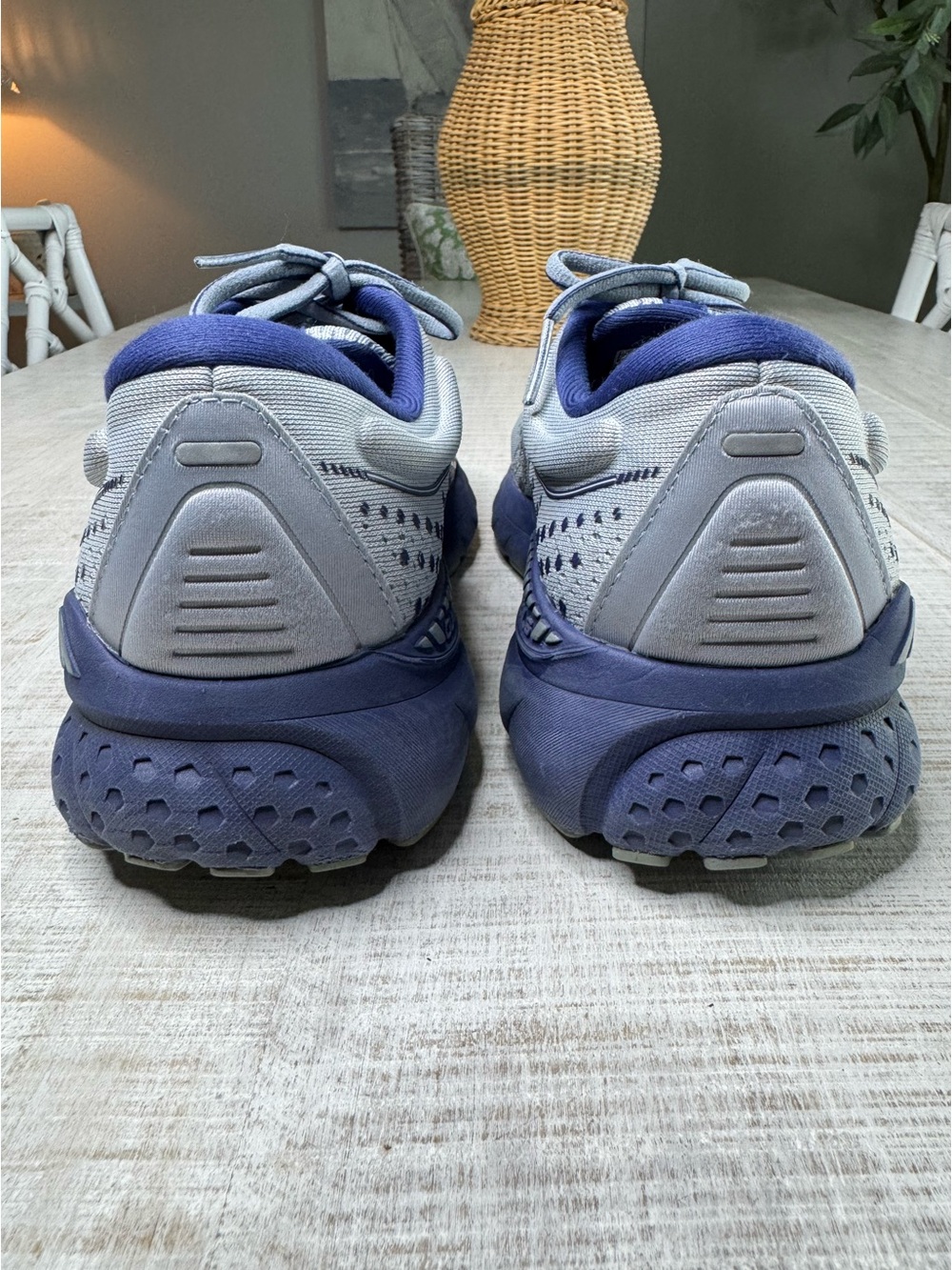 Brooks Glycerin GTS 19 Running Shoes Gray Blue Men's Size 11 - Picture 6 of 12
